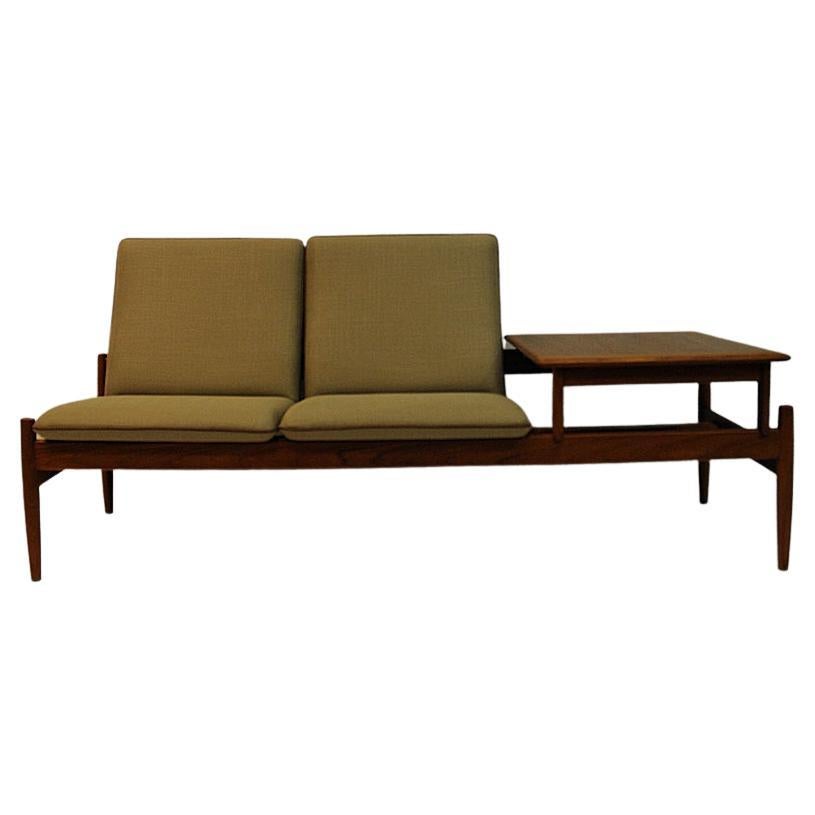 Midcentury Sofa module set Saga with table by Gunnar Sørlie 1958, Norway In Good Condition For Sale In Stockholm, SE