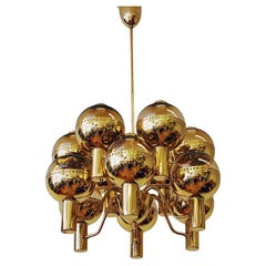 Swedish Special Edition Patricia T372/12 Chandelier by Hans-Agne Jakobsson 1950s