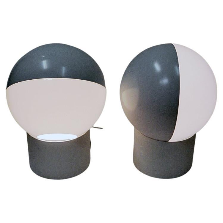 Swedish Tablelamp Pair 'Luno' 1241 by Uno & Östen Kristiansson for Luxus 1970s For Sale