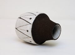 Cheramic Vase with Geometric Décor by Rolf Hansen, Norway