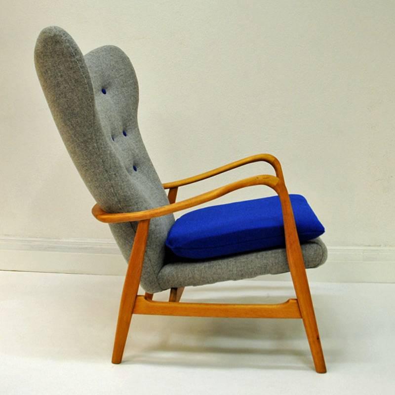 Scandinavian Modern Norwegian Easy Chair from 1950`s by Madsen & Schubell - Vik & Blindheim