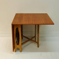 Teak Folding Table Ellipse Nr. 2, Bendt Winge, Norway