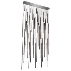 LED Drape Waterfall Chandelier in Rose Gold Contemporary