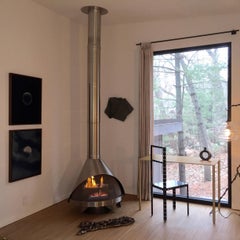 Ricks Desk in Brushed and Anodized Aluminum by Jonathan Nesci