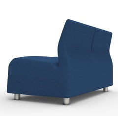 Two seater Conversation Upholstered Blue Sofa Satyendra Pakhale 21st Century