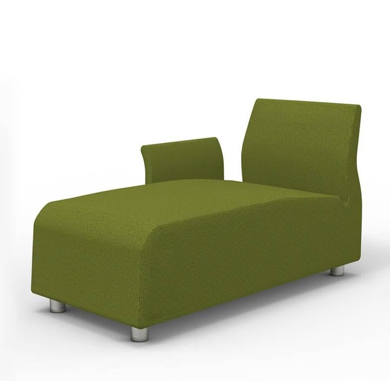 This contemporary lounge sofa upholstered in high quality all natural materials is designed with its upright and compact posture for engaging conversations among people creating a healthy, sustainable and lush living environment.

This made to
