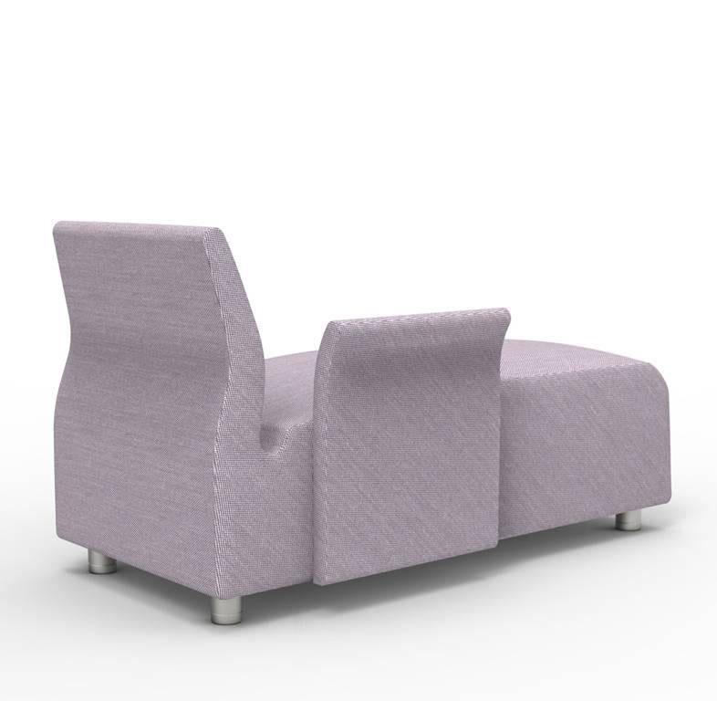 Modern Lounge Conversation Sofa Upholstered Lily Satyendra Pakhale, 21st Century For Sale