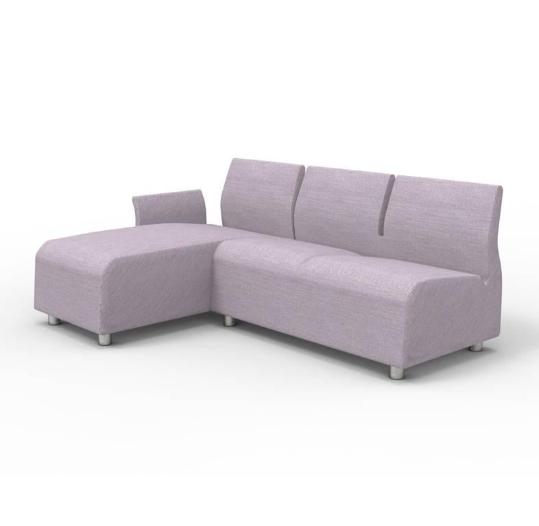 Italian Lounge Conversation Sofa Upholstered Lily Satyendra Pakhale, 21st Century For Sale