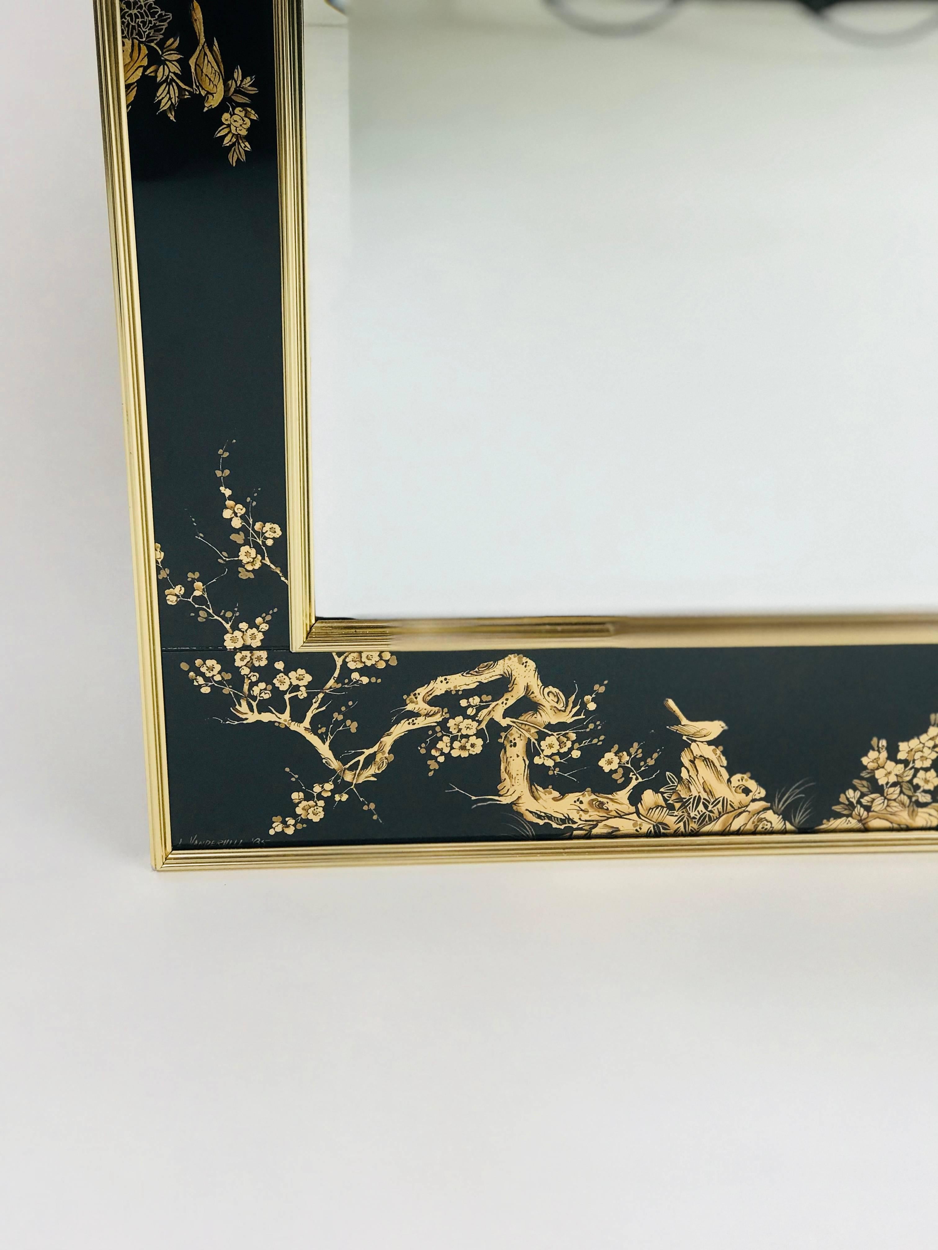 chinoiserie mirror gold