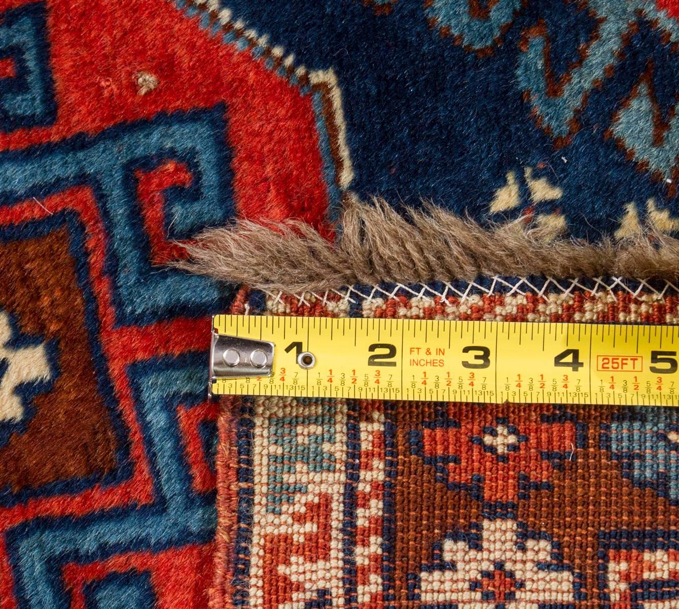 Russian Five Year Plan Caucasian Wool Rug For Sale 2