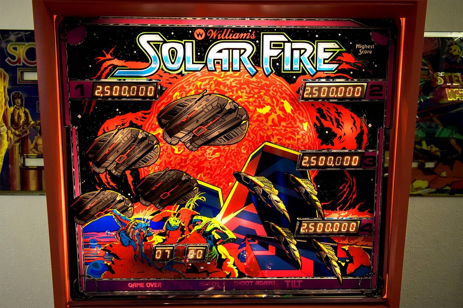 solar fire pinball