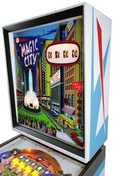 Williams Magic City, Vintage Pinball Machine 1967, High-End Restored
