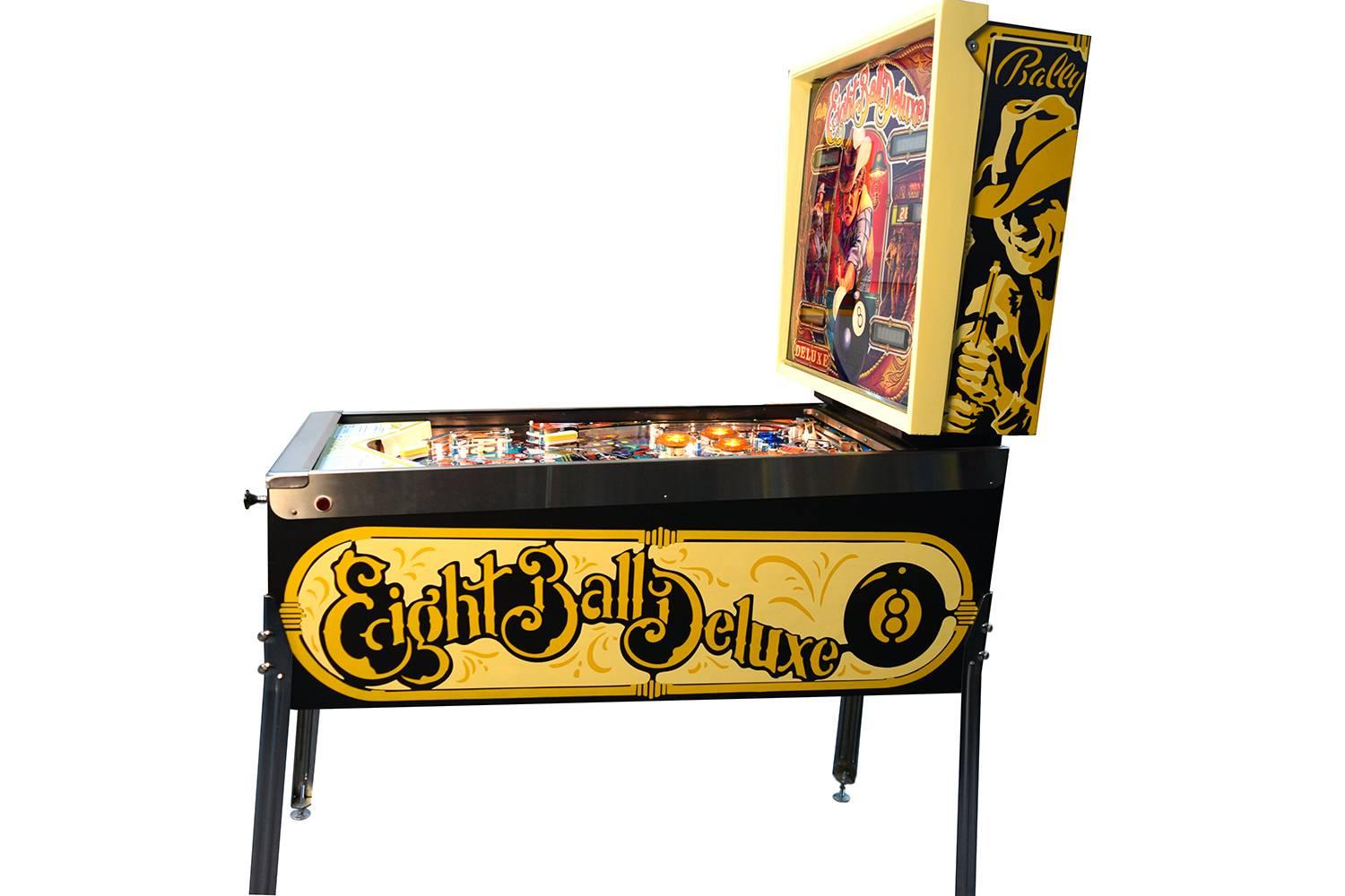 bally eight ball deluxe pinball machine for sale