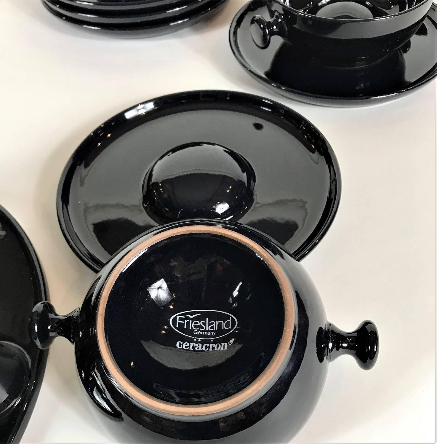 Space Age Luigi Colani Zen Full Tea Set, 24 pcs., 1973 Germany In Excellent Condition In Biebergemund, Hessen