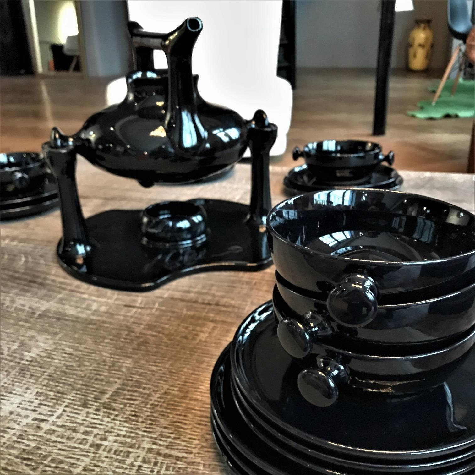 Space Age Luigi Colani Zen Full Tea Set, 24 pcs., 1973 Germany 2