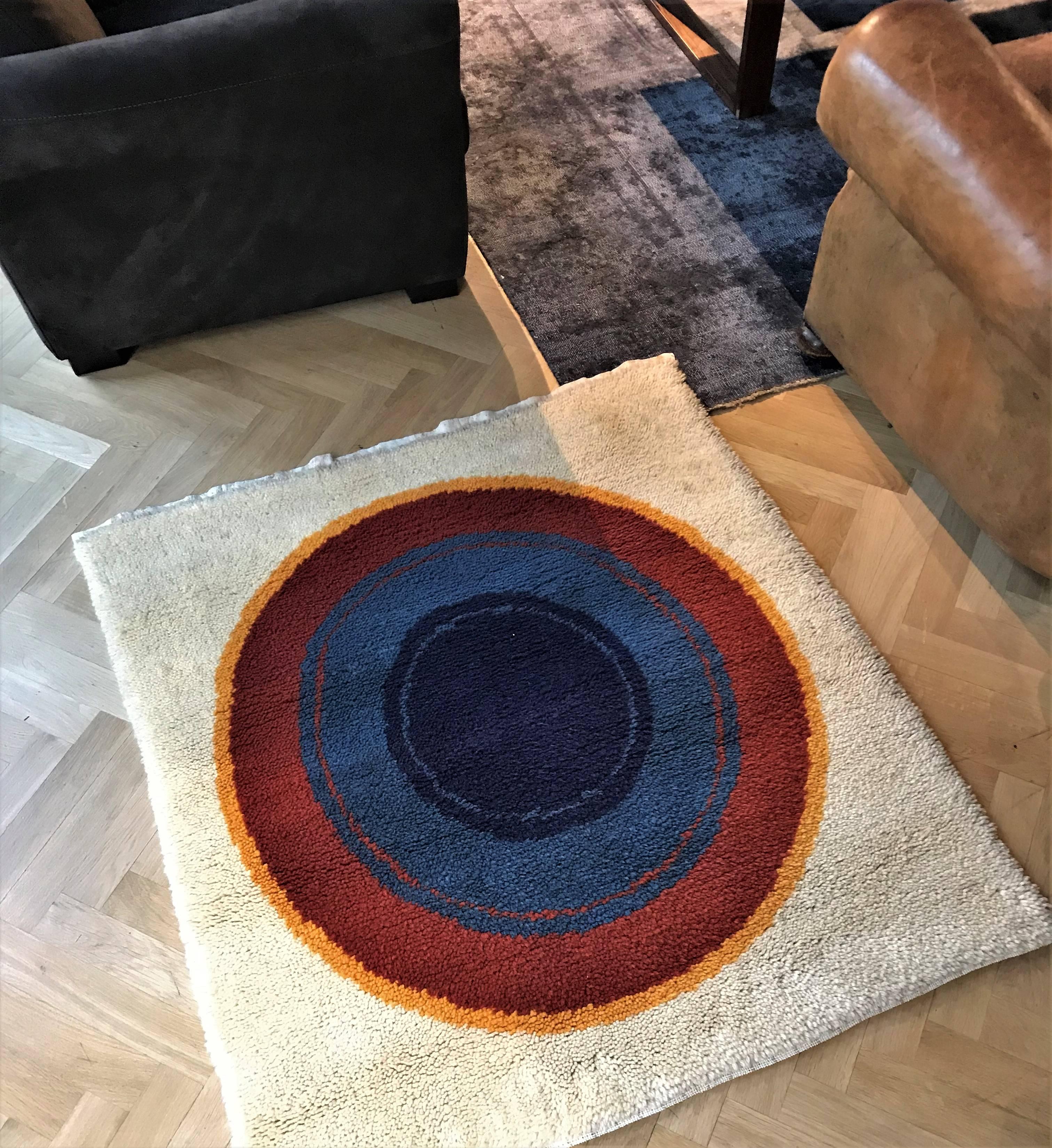 Hand-Knotted After Kenneth Noland 