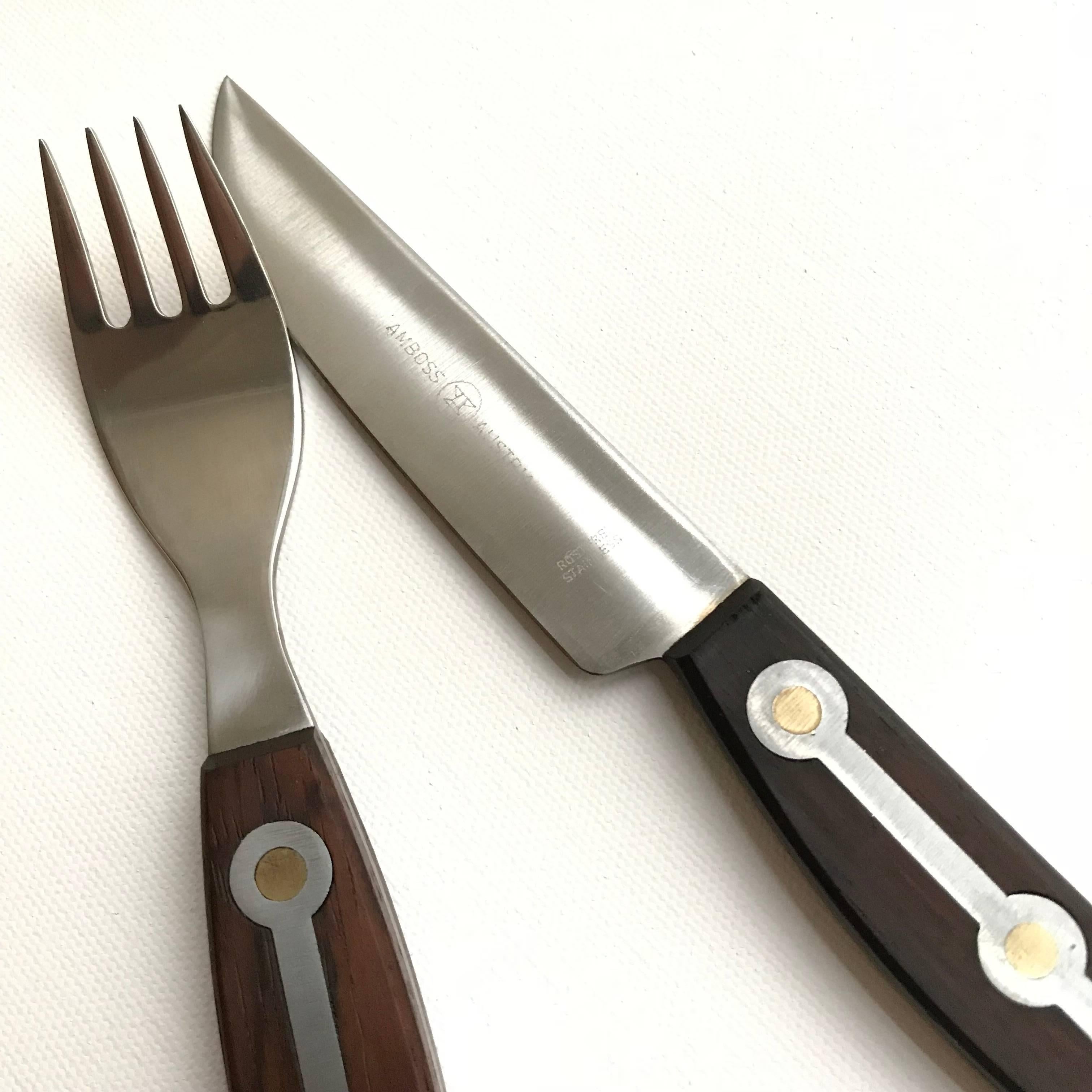 Austrian Amboss Mid-Century Flatware, 1955 Austria