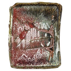 Plato de cerámica esmaltada de Michel Lanos Plato de cerámica esmaltada de Michel Lanos