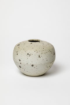 Glazed stoneware vase by Robert Deblander, circa 1980-1900.
