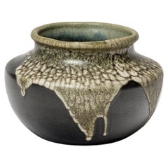 Glazed stoneware vase by Jean Pointu, circa 1920.