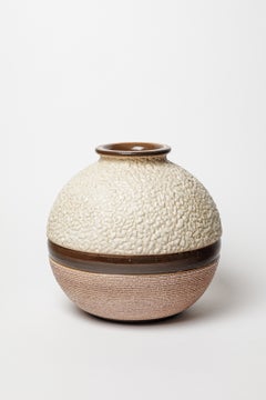 Glazed stoneware vase attributed to Louis Dage, circa 1930.