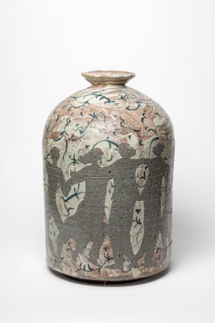 Glazed stoneware vase by Adélaïde Renault, 2025.
