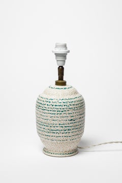 Jean Besnard’s style glazed ceramic table lamp, circa 1930.