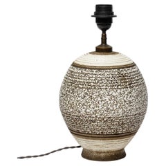 Jean Besnard’s style glazed ceramic table lamp, circa 1930.