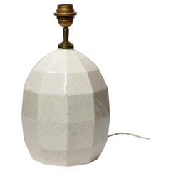 Lampada da tavolo in ceramica smaltata, 1930 circa.