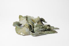 Foliage glazed stoneware sconce by Magali Wagner, 2026.