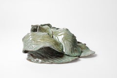 Foliage glazed stoneware sconce by Magali Wagner, 2026.