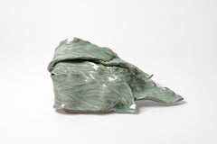 Foliage glazed stoneware sconce by Magali Wagner, 2026.