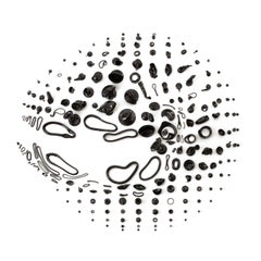 Exceptional Wall Ceramic Installation by Cathy Coëz, circa 2009