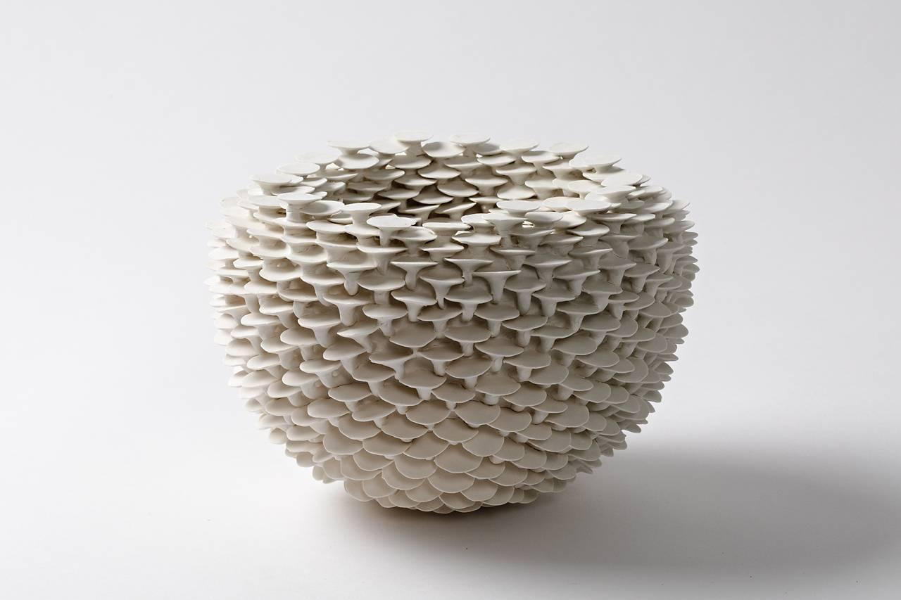 A porcelain sculpture entitled 