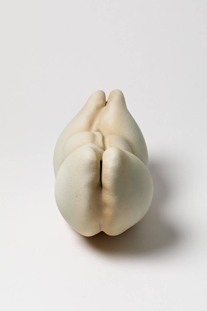 French Unique Porcelain Sculpture by Wayne Fischer, 2017