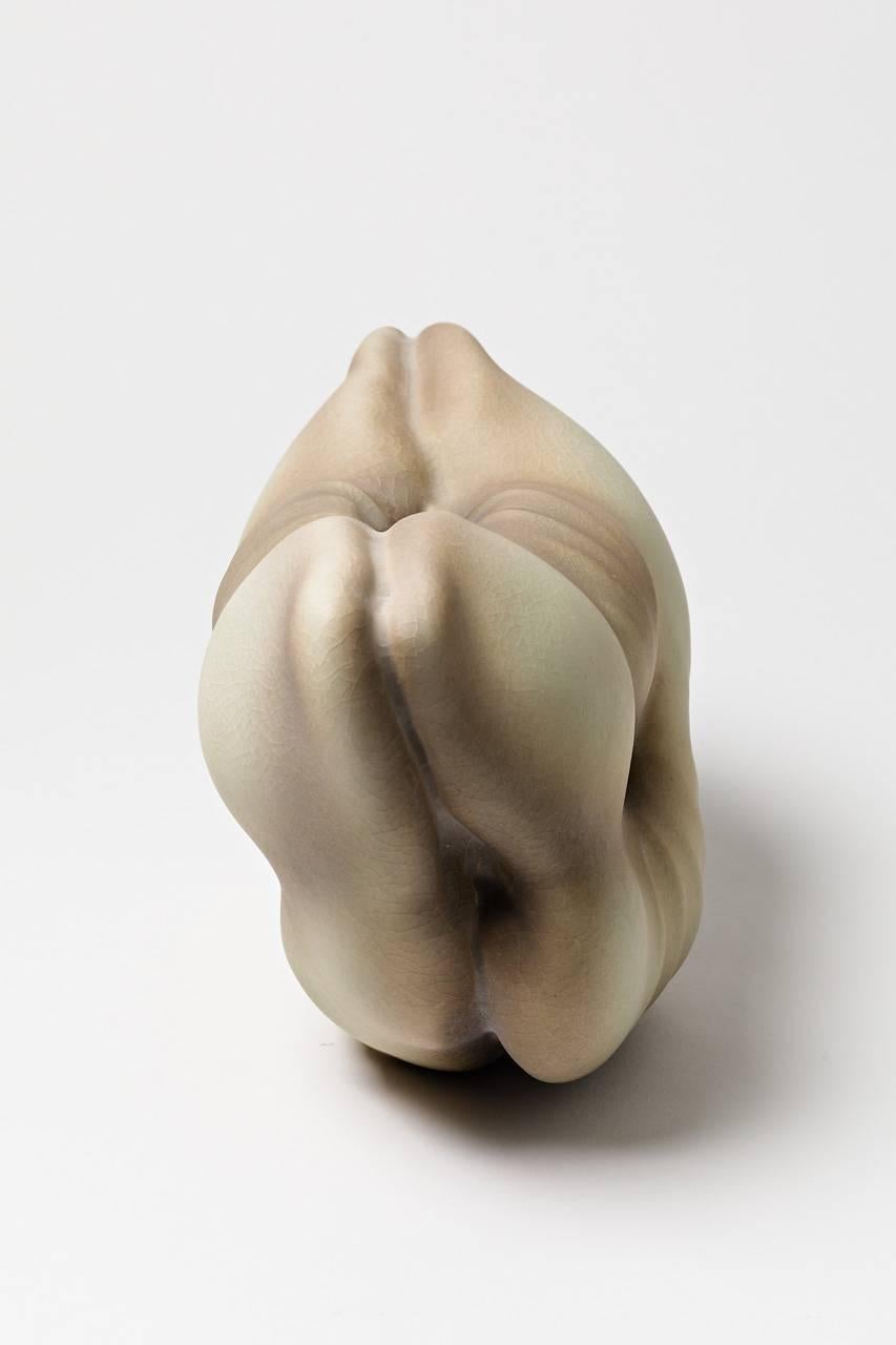 Beaux Arts Unique Porcelain Sculpture by Wayne Fischer, 2017 For Sale