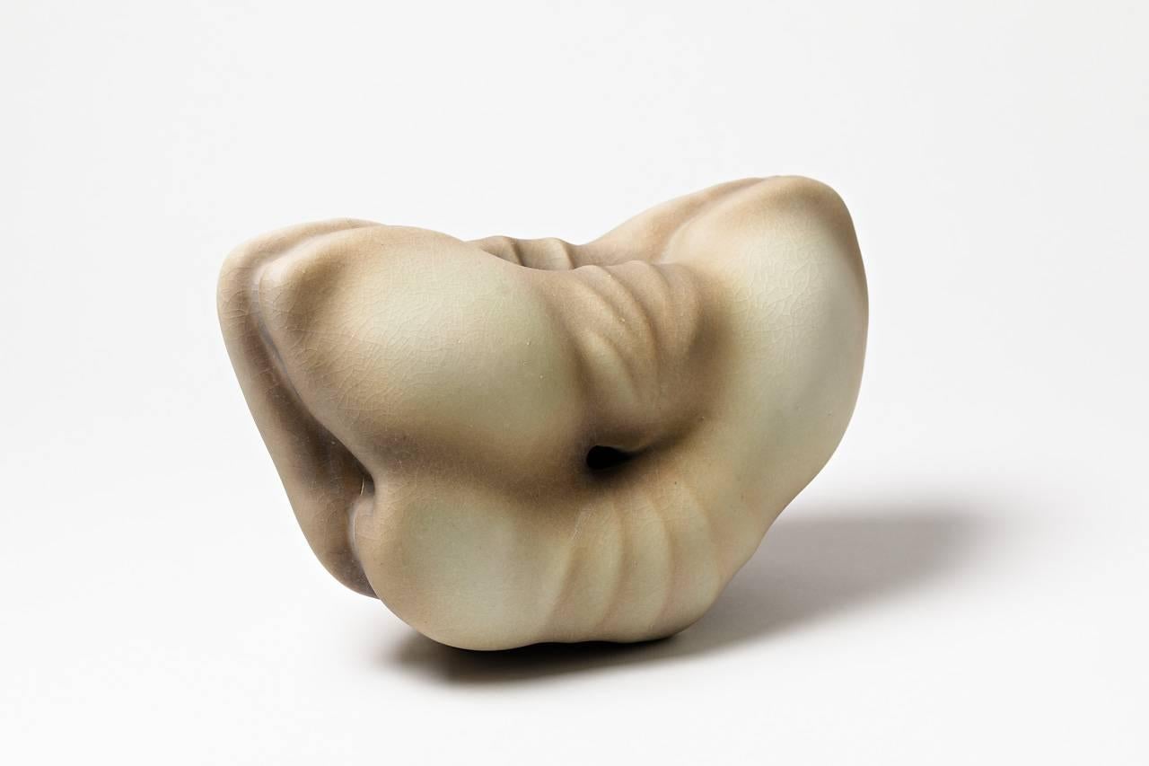 French Unique Porcelain Sculpture by Wayne Fischer, 2017 For Sale