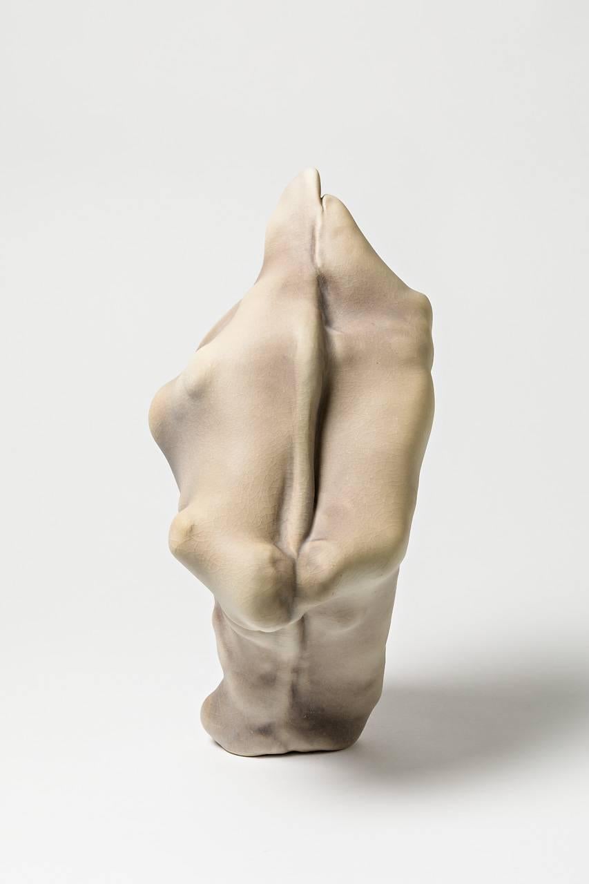 Contemporary Unique Porcelain Sculpture by Wayne Fischer, 2017  For Sale