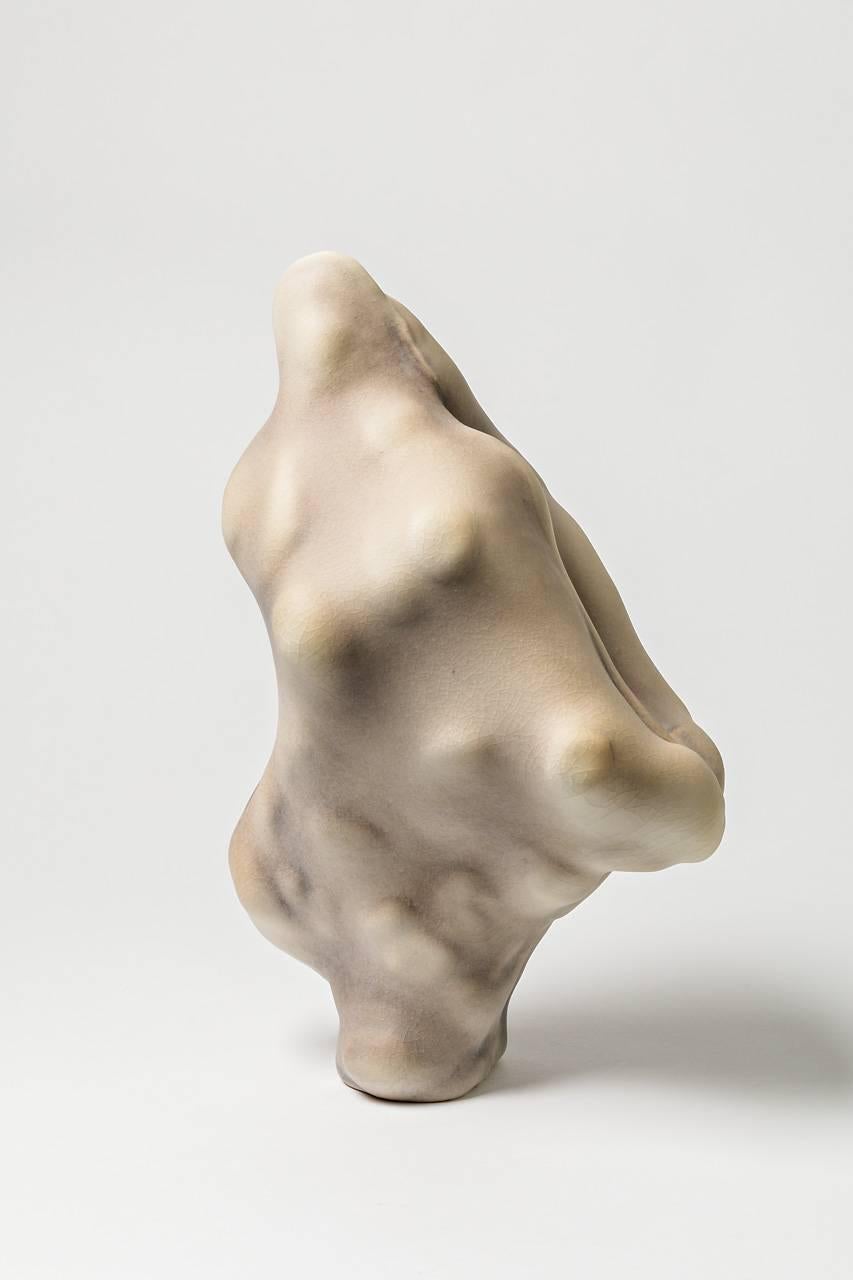Ceramic Unique Porcelain Sculpture by Wayne Fischer, 2017  For Sale