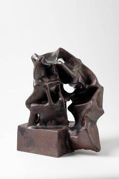 Ceramic Sculpture by Michel Lanos, circa 1980-1990