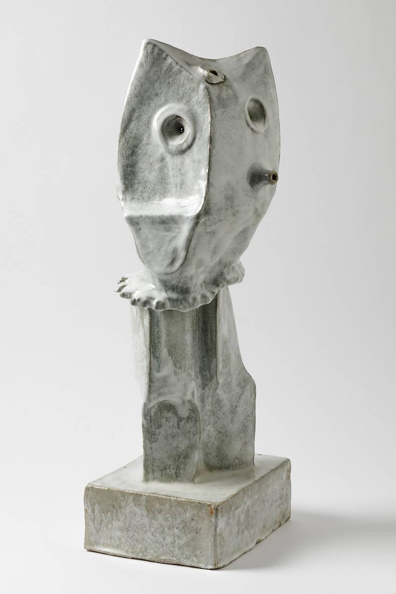 A big ceramic sculpture by Michel Lanos.
Perfect original conditions.
Signed under the base.
circa 1980-1990.