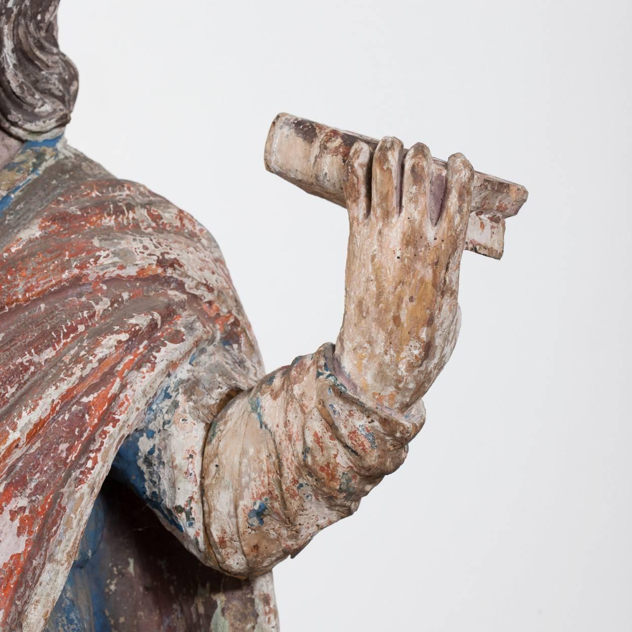 16th Century Carving of Saint Paul In Good Condition In York, GB