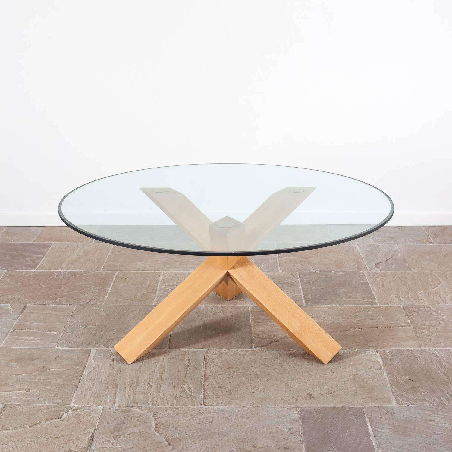 Glass La Rotonda Dining Table by Mario Bellini for Cassina