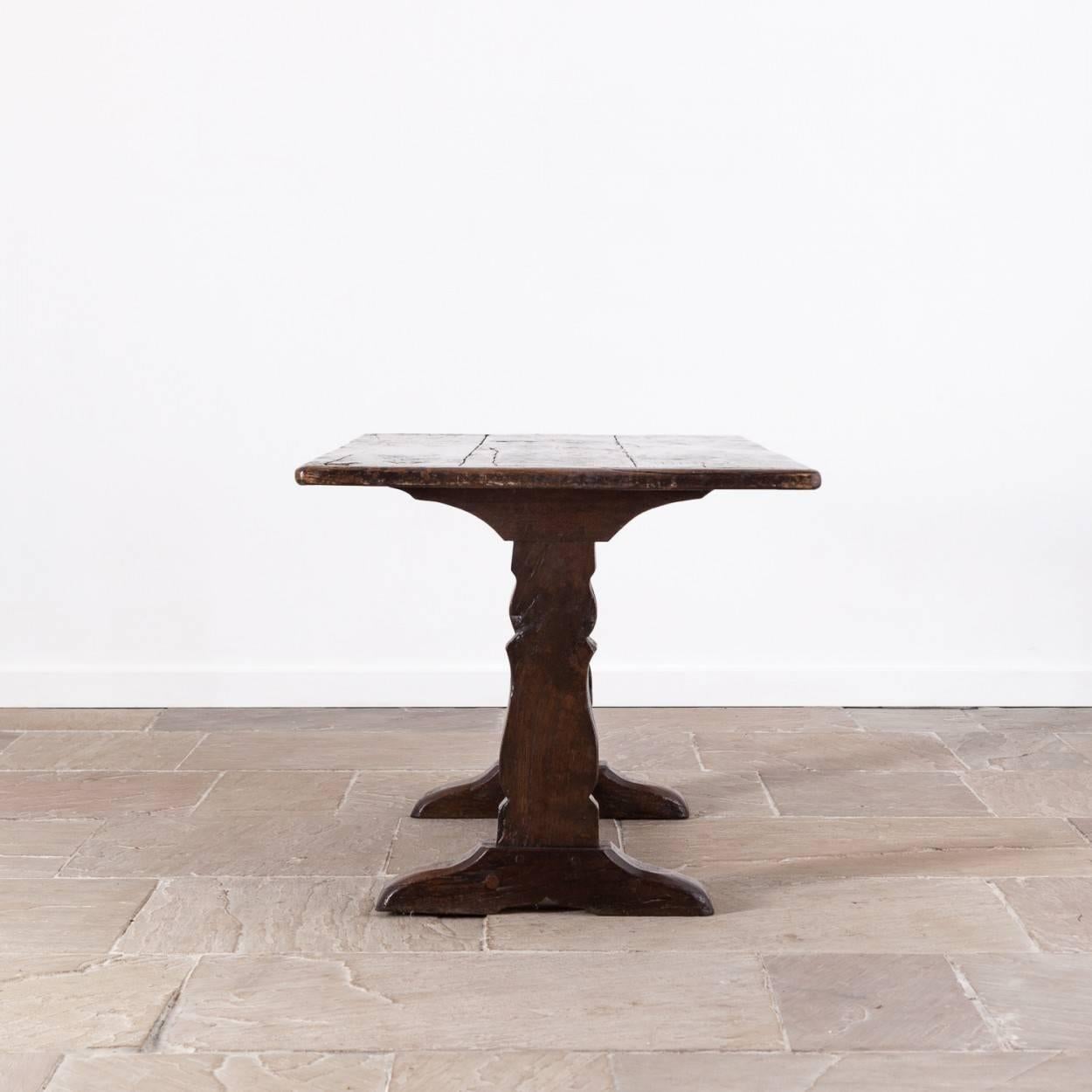 English 19th Century Trestle Table