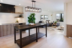 Large "Lore" Console Table - Solid-wood, Walnut or Oak, Modern Shaker-Style