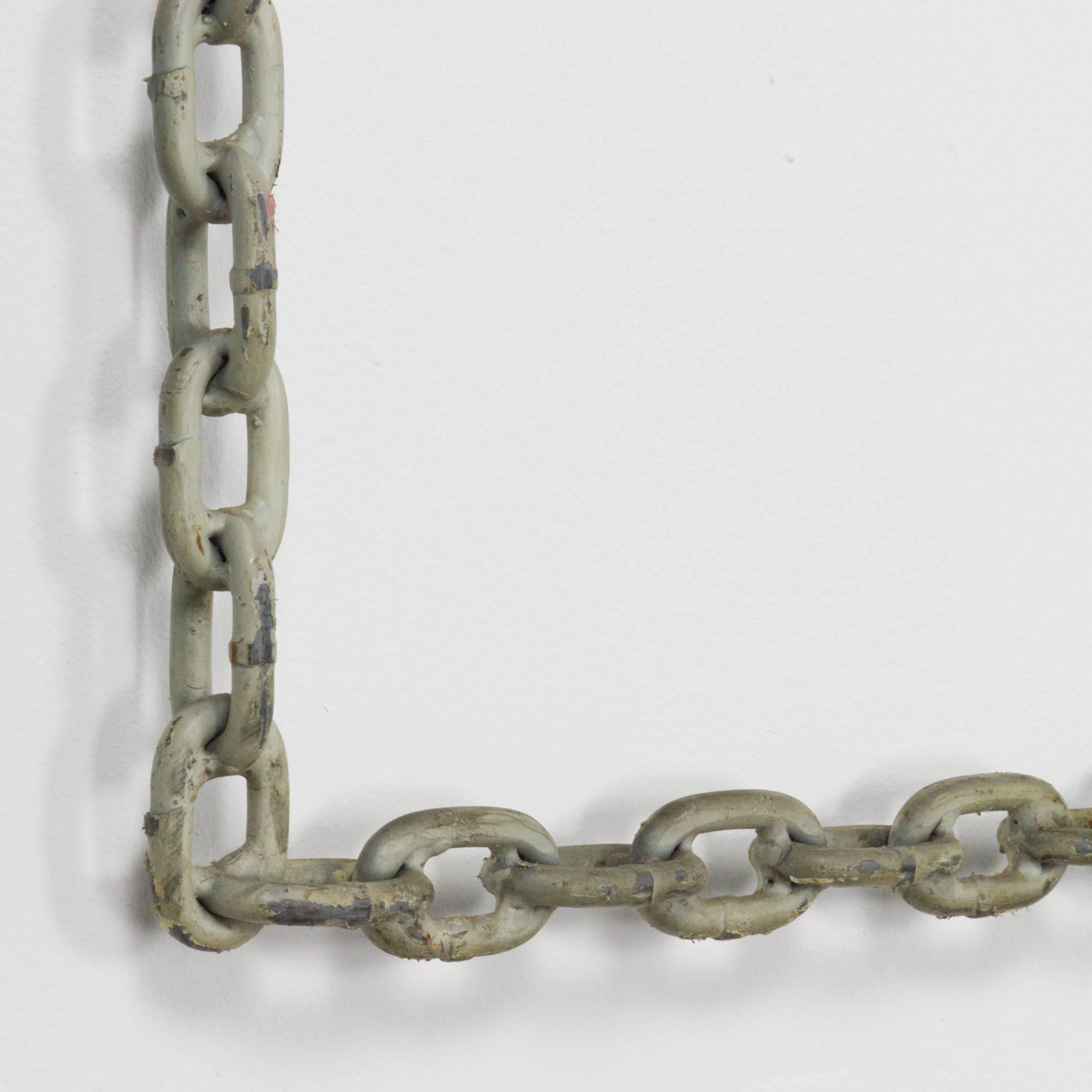 Industrial Welded Chain Wall Hanging For Sale