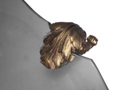 Maison Jansen Cabriole Leg Bronze and Glass Coffee Table