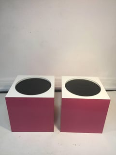 Mod Verner Panton Style Cube Side Tables/Stools