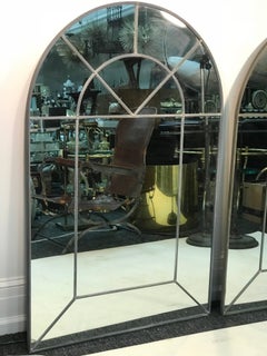 Pair of Arched Mirrors by Carol Canner Signed, 1973