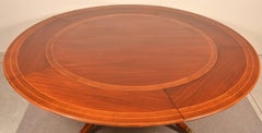 Regency Style Expanding Round Dining Table